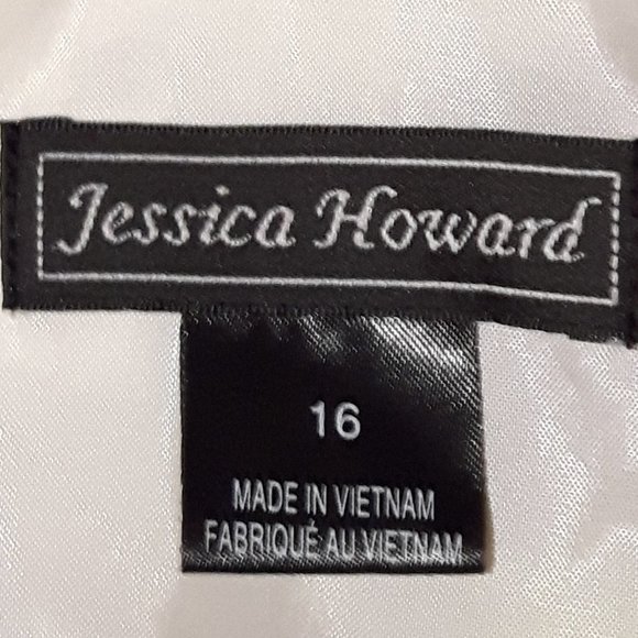 Jessica Howard Plus Size 16 Retro Floral Formal Dress - Picture 7 of 7